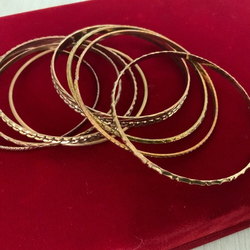 Vintage Gold Bangles